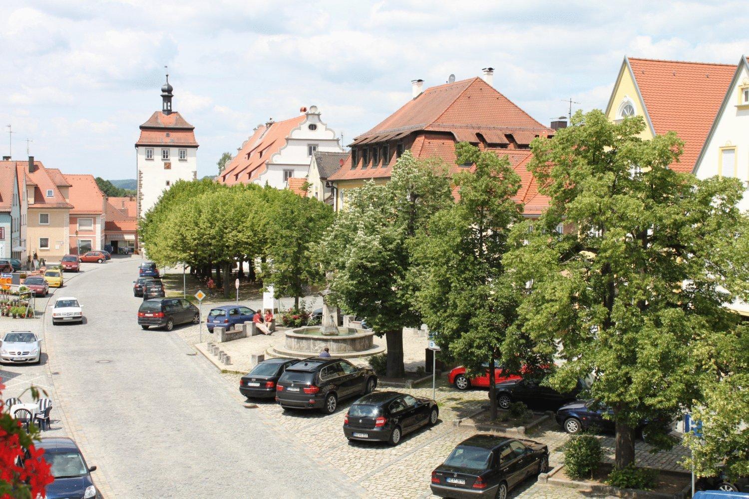 Hotel Gasthof Zum Storch Schlüsselfeld Exteriör bild
