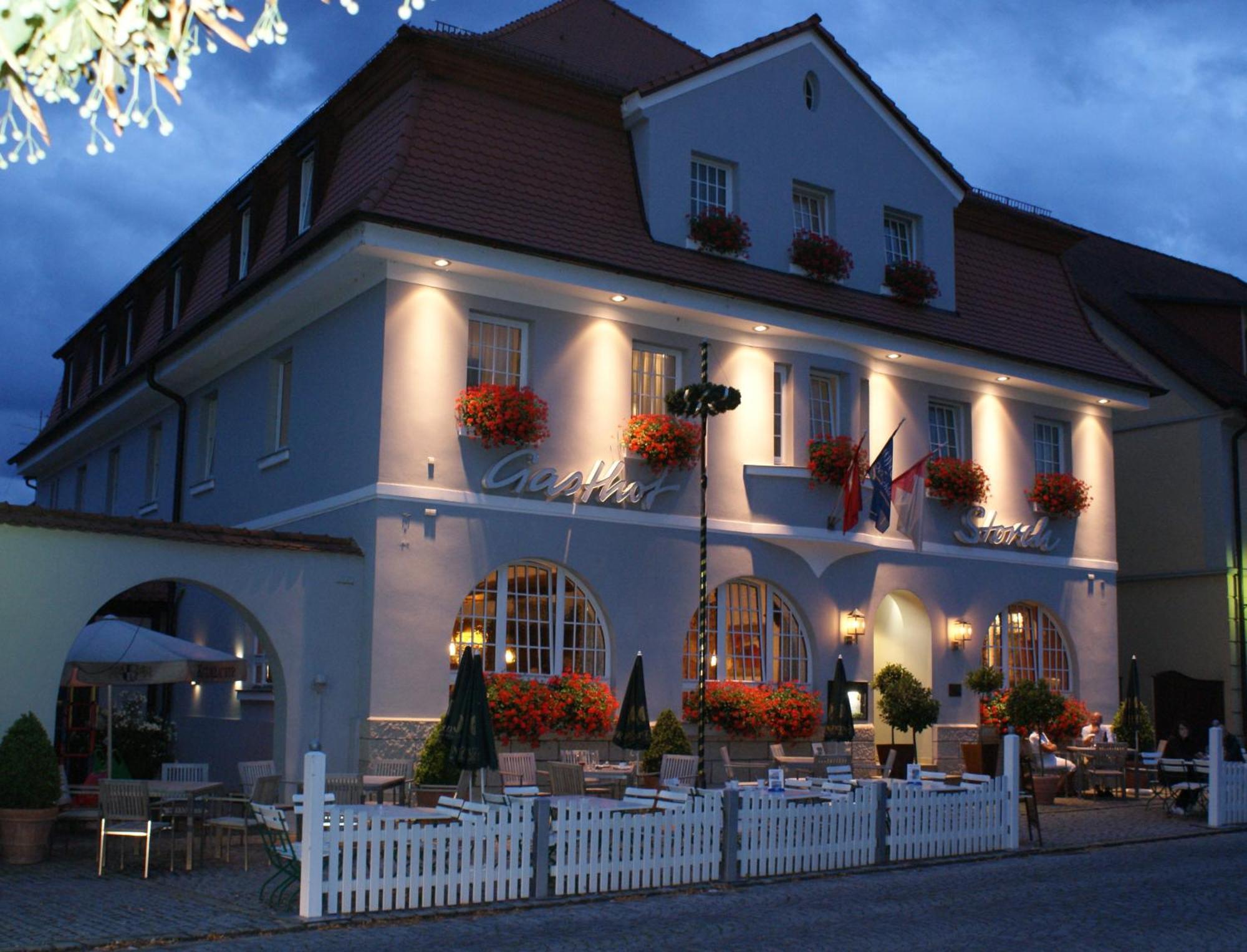 Hotel Gasthof Zum Storch Schlüsselfeld Exteriör bild